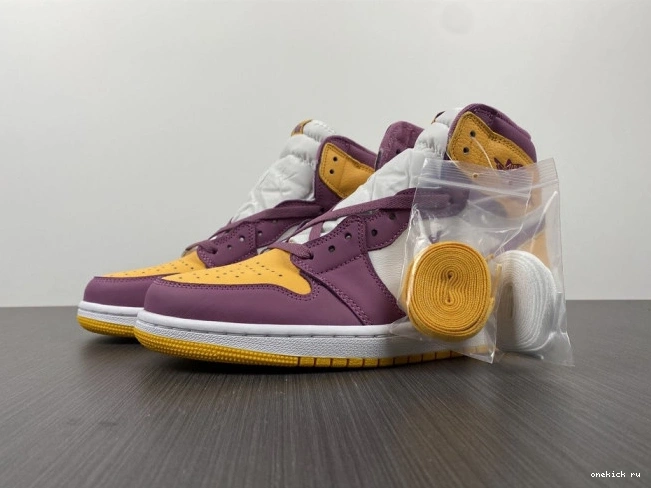 Rep Onekick Jordan 1 High OG Air 555088-706 Brotherhood 0713